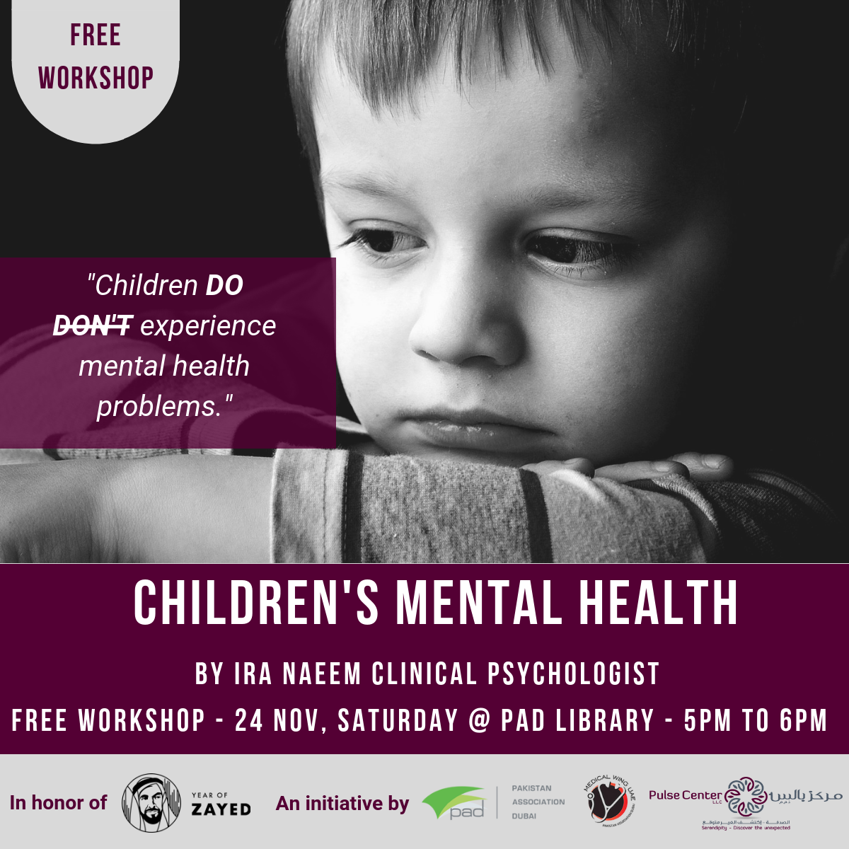 Children's Mental Health - Free Workshop